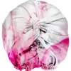 Blissy Mulberry Silk Hair Bonnet In Pink Tie-dye