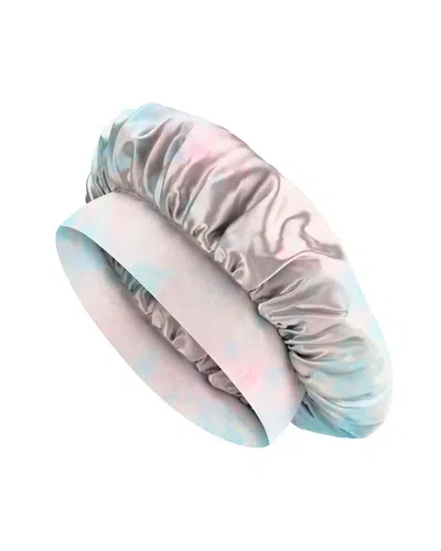 Blissy Mulberry Silk Halo Bonnet In Multi
