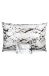 Blissy Mulberry Silk Pillowcase In Gray