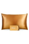 Blissy Mulberry Silk Pillowcase In Gold
