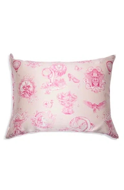 Blissy Mulberry Silk Pillowcase In Pink