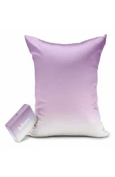 Blissy Mulberry Silk Pillowcase In Purple