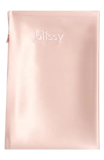 Blissy Mulberry Silk Pillowcase In Pink