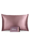 Blissy Mulberry Silk Pillowcase In Purple