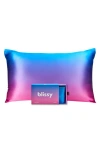 Blissy Mulberry Silk Pillowcase In Purple Ombre