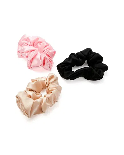 Blissy Mulberry Silk Scrunchie Set In Multi