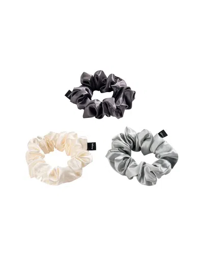 Blissy Mulberry Silk Scrunchie Set In Multi
