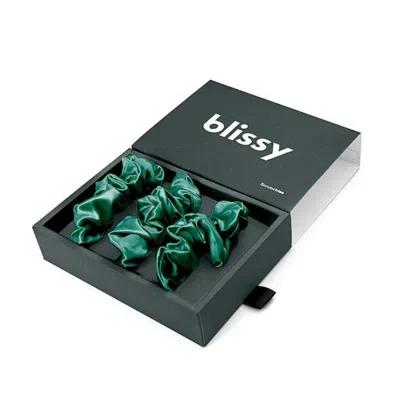Blissy Scrunchies - Emerald In Green