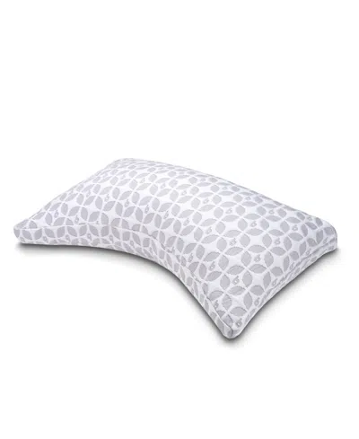 Blissy Signature Crescent Adjustable Pillow, Queen In White