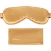 Blissy Silk Sleep Mask In Gold