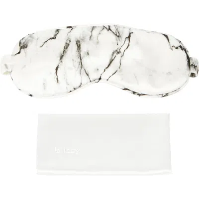 Blissy Silk Sleep Mask In Gray