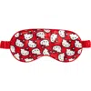 Blissy Silk Sleep Mask In Red