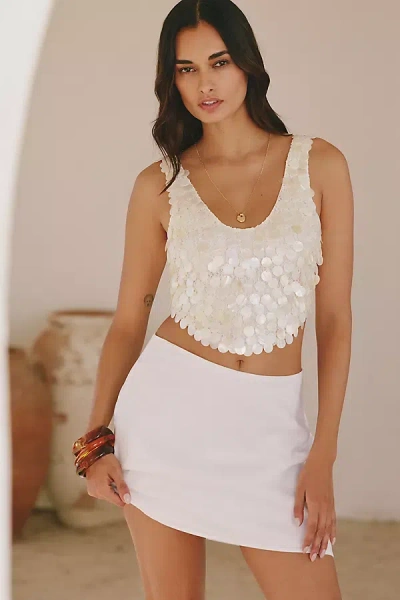 Blithe All-over Shell Tank Top In Animal Print