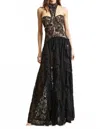 Blithe Anaya Maxi Dress In Black In Black