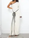 Blithe Laura Maxi Dress In White In White