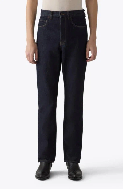 Blk Dnm 55 Relaxed Organic Cotton Straight Leg Jeans In Blue Rinse