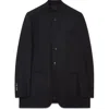 Blk Dnm 67 Wool Blazer In Black Wool Mohair