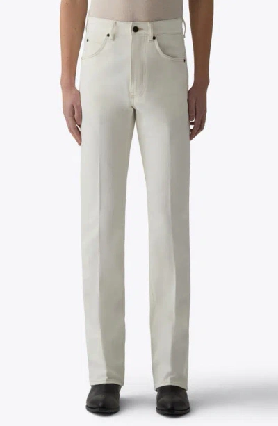 Blk Dnm 77 Bootcut Organic Cotton Jeans In Off White