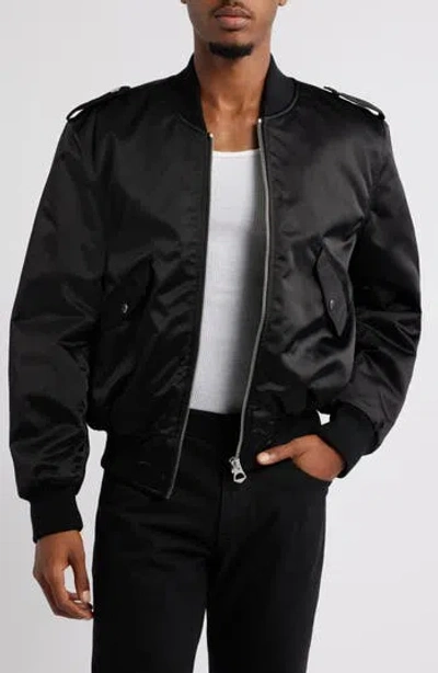 Blk Dnm Bomber Jacket In Black