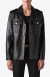 BLK DNM BLK DNM BOXY LEATHER JACKET