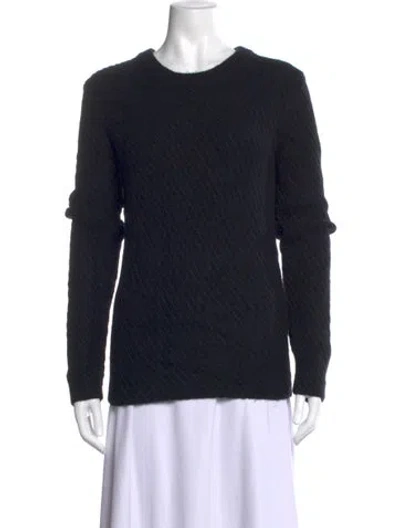 Pre-owned Blk Dnm Cashmere Crew Neck Sweater In Black
