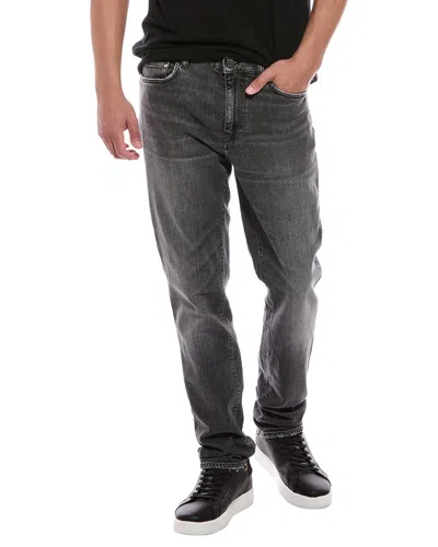 Blk Dnm Charcoal Grey Straight Jean In Gray