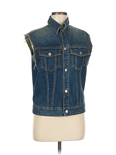 Pre-owned Blk Dnm Denim Vest In Blue