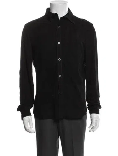 Pre-owned Blk Dnm Leather Jacket In Black