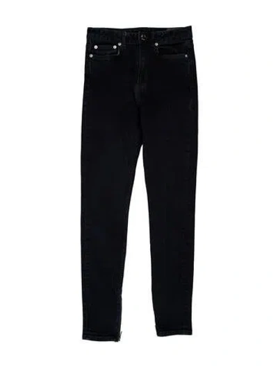 Pre-owned Blk Dnm Mid-rise Skinny Leg Jeans In Blue