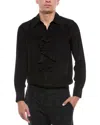 Blk Dnm Wool-blend Solid Shirt In Black