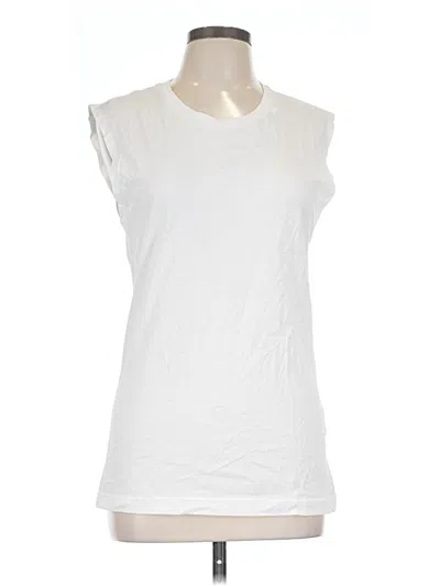 Pre-owned Blk Dnm Sleeveless T-shirt In White