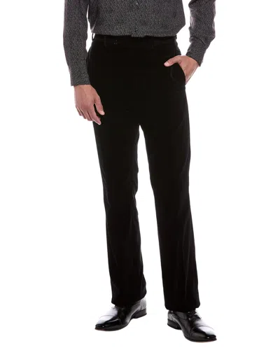 Blk Dnm Velvet Trouser In Black