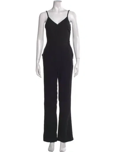 Pre-owned Blk Dnm V-neck Jumpsuit In Black