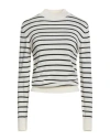 Blk Dnm Woman Sweater Ivory Size M Wool, Silk