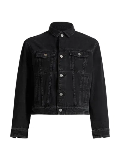Blk Dnm Women's Classic Denim Jacket In Black