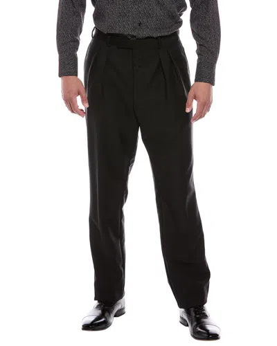 Blk Dnm Wool & Mohair-blend Trouser In Black