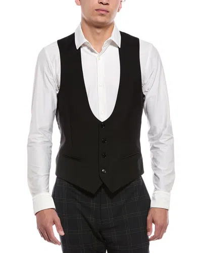 Blk Dnm Wool & Mohair-blend Vest In Multi