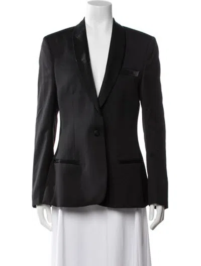 Pre-owned Blk Dnm Wool Blazer W/ Tags In Grey