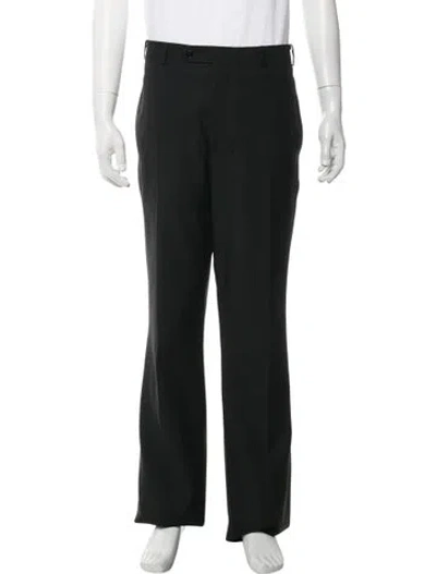 Pre-owned Blk Dnm Wool Dress Pants In Black