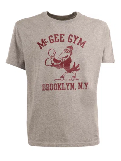 Bl'ker Biker Biker T 恤 Mc Grafica“mcgee Gym” In Neutral