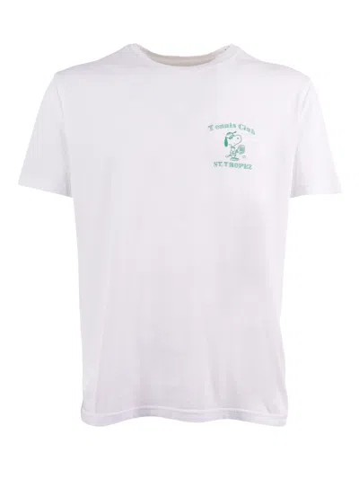 Bl'ker Blker Blker T 恤 Mc Grafica“圣特罗佩” In White