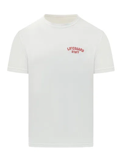 Bl'ker Classic T-shirt With Bold Front Design In White