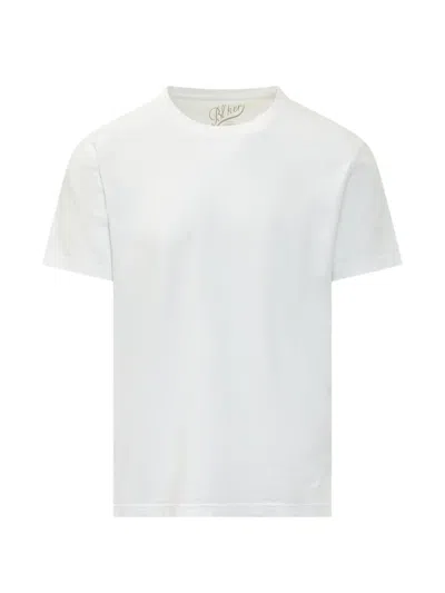 Bl'ker Crew-neck Short-sleeve T-shirt In White