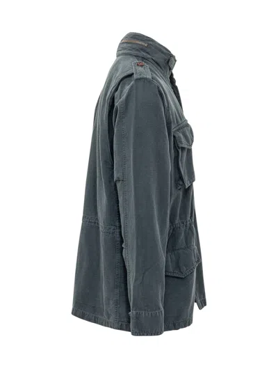 Bl'ker Field Jacket With Pockets In Navy