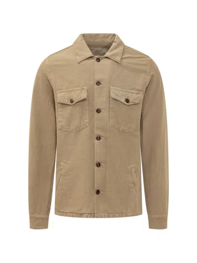 Bl'ker Flap-pocket Shirt In Brown