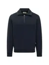 Bl'ker Half-zip Sweatshirt In Blue