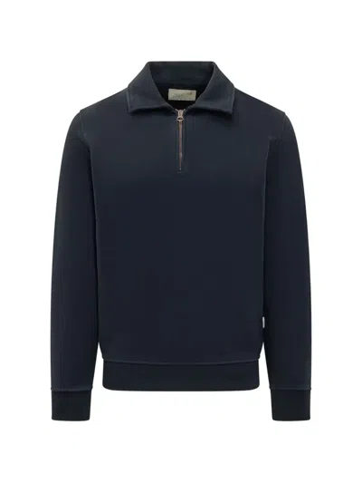 Bl'ker Half-zip Sweatshirt In Blue
