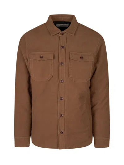 Bl'ker Hunter Shirt Quilt Overshirt In Brown
