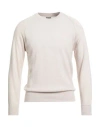 Bl'ker Man Sweater Beige Size M Wool, Cashmere In Neutral