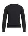 Bl'ker Man Sweater Charcoal Size M Wool, Cashmere In Gray
